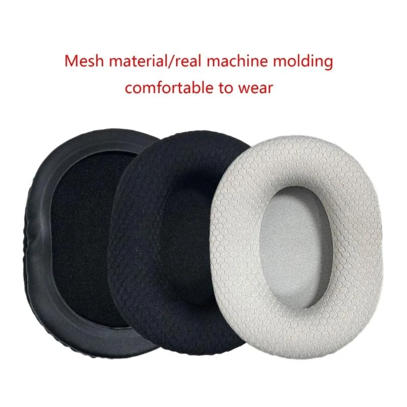 Almohadillas de repuesto para auriculares Razer Barracuda X, almohadillas para auriculares, fundas de malla proteica