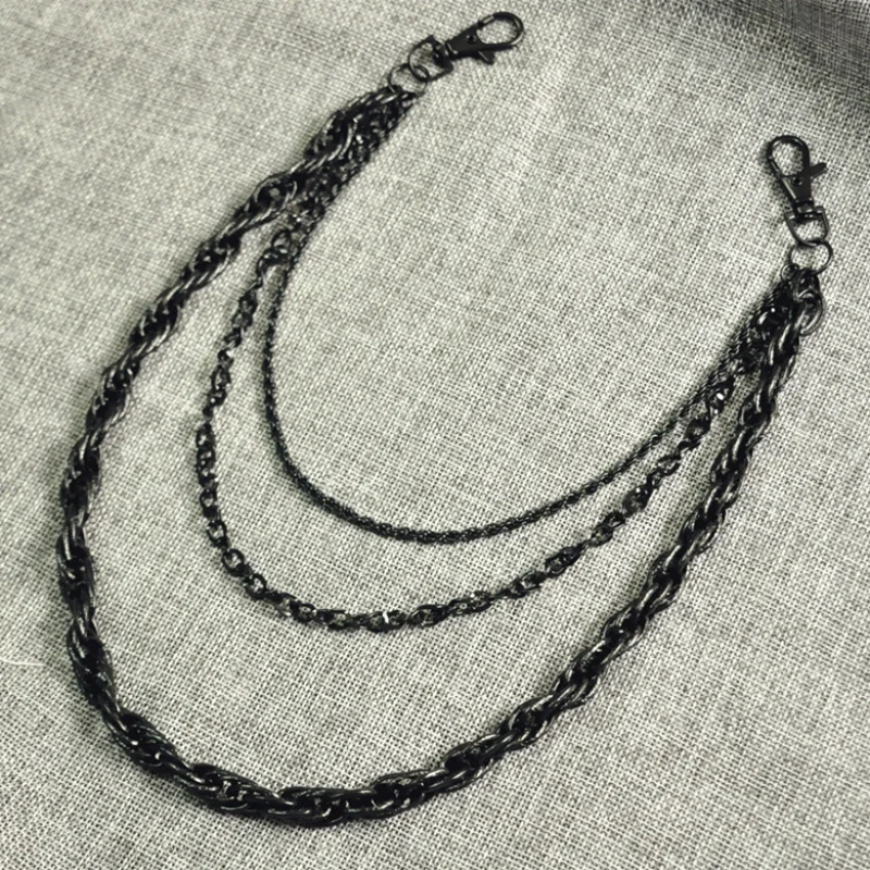 New Product Punk Style Men Trendy Pants Chain Three Layers Chain Rock and Roll Street Dance Accessory