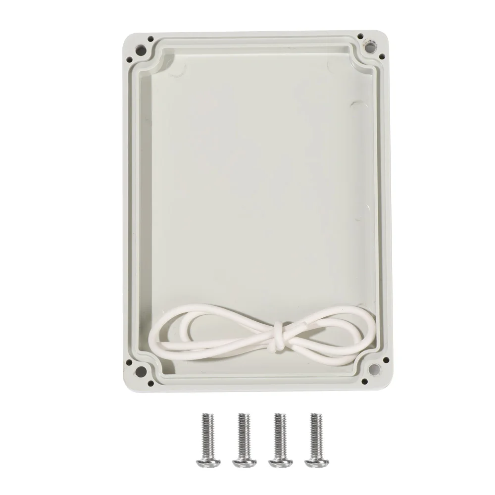 Kunststoff Junction Box Weiß Wasserdichte Gehäuse Box Elektronische Transparent Abdeckung Instrument Gehäuse Fall Elektrische Projekt Box