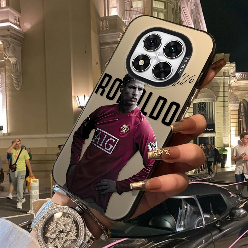 Portugal Nationalmannschaft CR7 Mattierte Hülle für Xiaomi Redmi Note 15 15C 14 Plus 14C 13 5G 13C 12 4G 12C Turbo 5 4 Pro Acryl-Cover