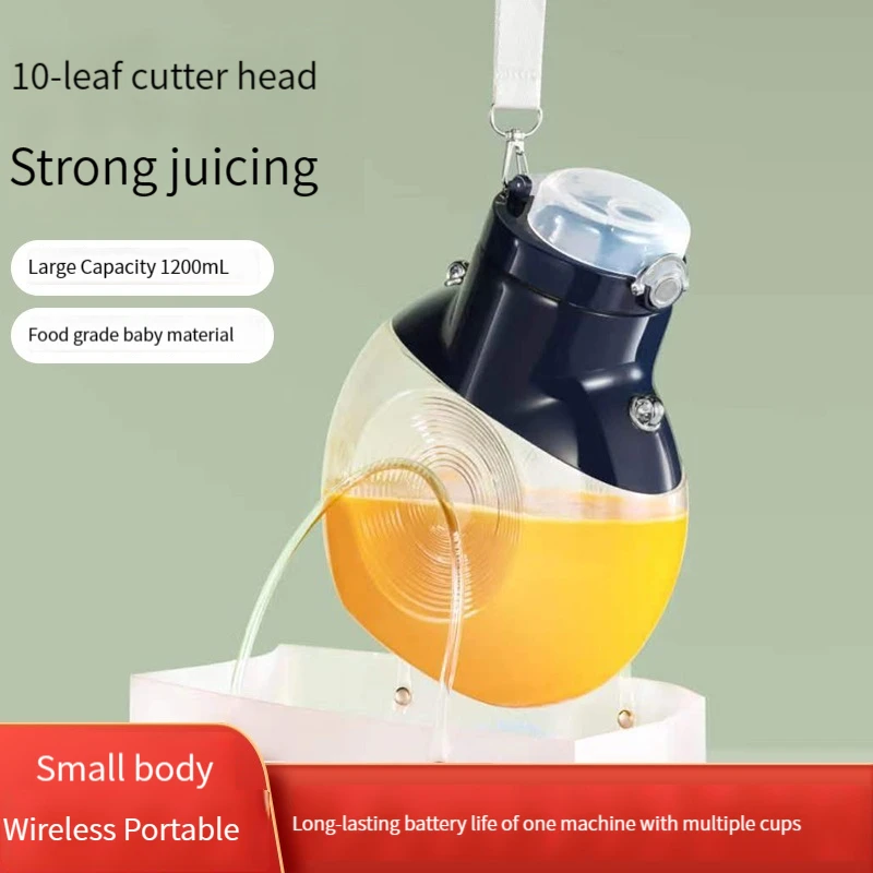 

1.2L Portable Juicer Blender 10 Blades Electric Fruit Mixers Juicers Fruit Multifunction Juice Maker Machine Smoothie Blender