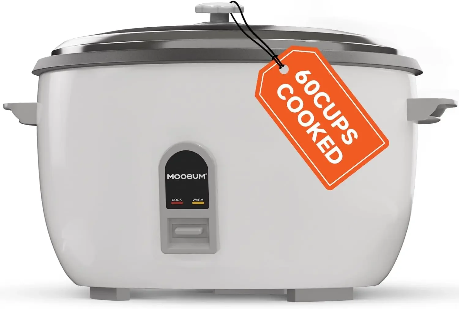 Rice Cooker, Large Capacity 30-Cup (UnCooked), 60-Cup (Cooked) with One Touch Operation and 12-Hour Keep Warm,Easy to Use