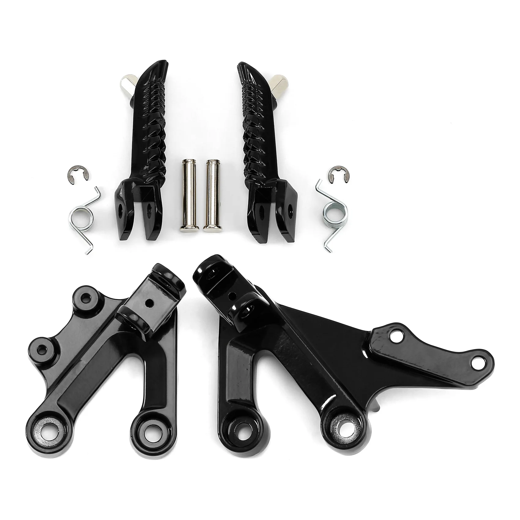 Motorcycle Front Foot Pegs Footrest Bracket Set For Suzuki GSXR 1000 2003-2004 Left&Right