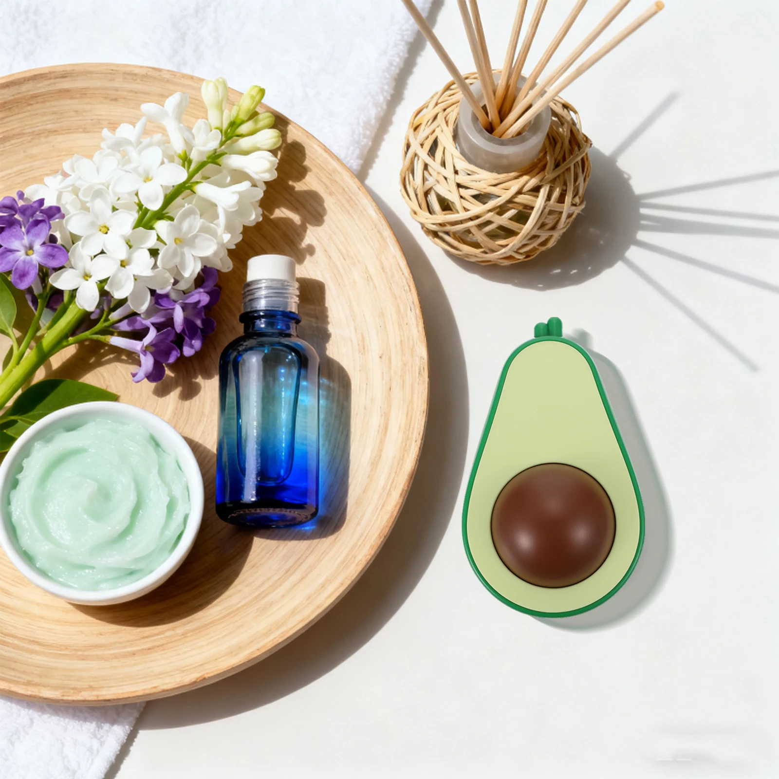 

1Pcs Handheld Massage Ball Avocado Design Body Massager Full Body Portable Rolling Massage Tool Gift Birthday Gift