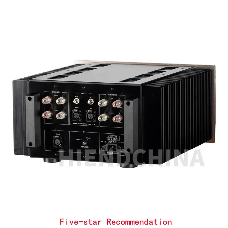 YU-06 MUSMYS Clone A-75 Pure Class A Power Amplifier, Fully Balanced/Stereo 480W-960W, 1-8Ohm 110V/220V HiFi Home Audio Amp