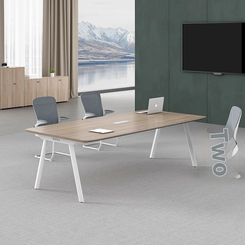 Creative Modern Wood Large Small Workbench Simple Modern Training Table for Conference Negotiation Room Easy Assembly School man