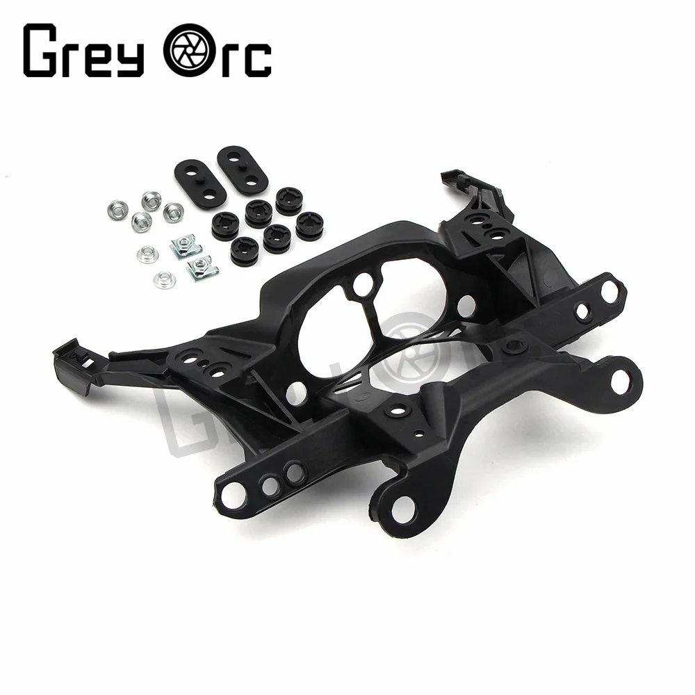 Motorcycle Headlight Fairing Bracket For Yamaha YZF R1 YZF-R1 2015 2016 2017 2018 2019 2020 2021 2022 Black Upper Stay Cowl