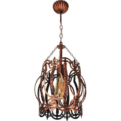 Wondeks Miranda Single Case Chandelier (Black Copper)