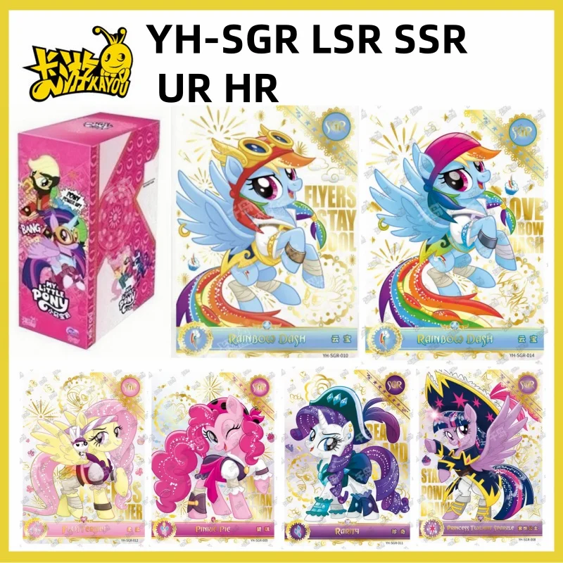 

KAYOU Genuine My Little Pony Card 40th Anniversary Limited Friendship Eternal Card Rare SGR LSR Cards Toy Gift Princess Card