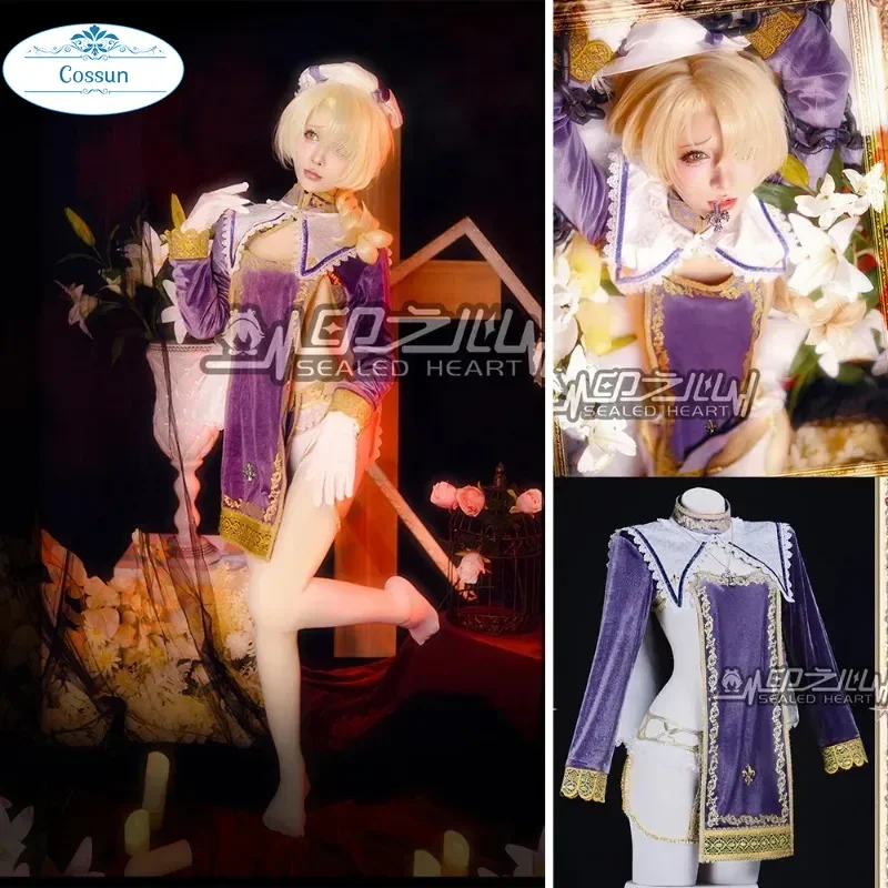 

Anime FGO D Arc Alter Cosplay Costume Halloween Uniform Joan of Arc Christmas New Year Women Sexy Party Dress Carnival Outfit