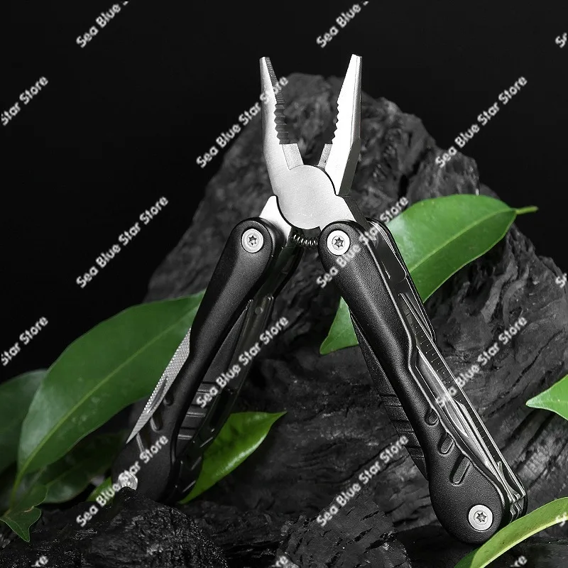 Multifunctional pliers folding home maintenance, portable car gifts cross-border wholesale combination, outdoor tools