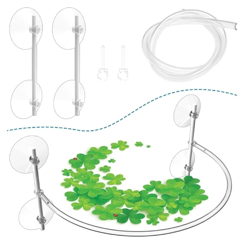 Suctions Cup Floating Plant Corral Floating Plant Fence Fishtanks Habitat Decors Aquariums Feeding Rings Divider