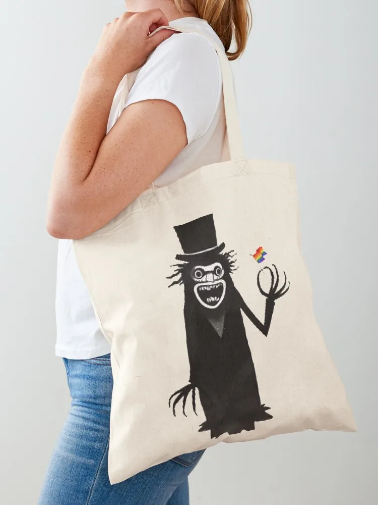 

Babadook Pride Tote Bag tote bags aesthetic Fabric bag bag luxury women Cloth