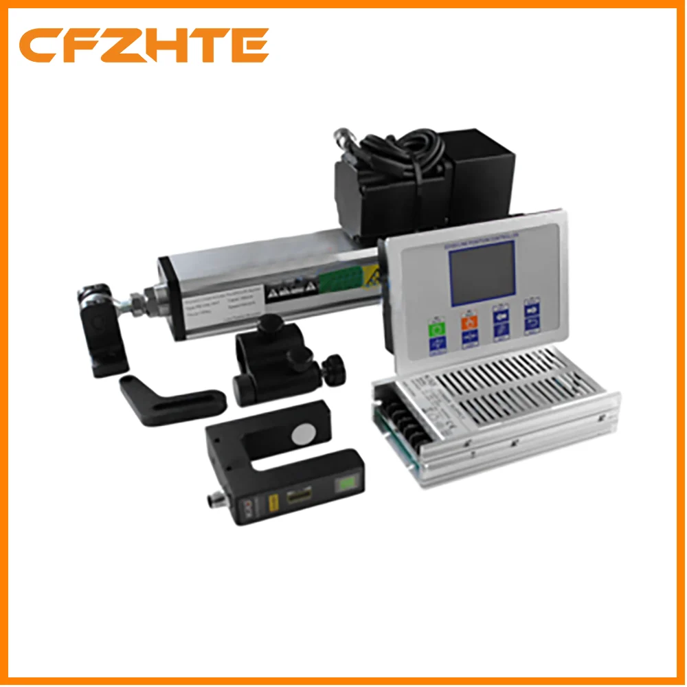 Edge Position Control Web Guide System with Ultrasonic Sensor and Servo Web Guide Controller EPC-A12 1t Strocke 80-400mm
