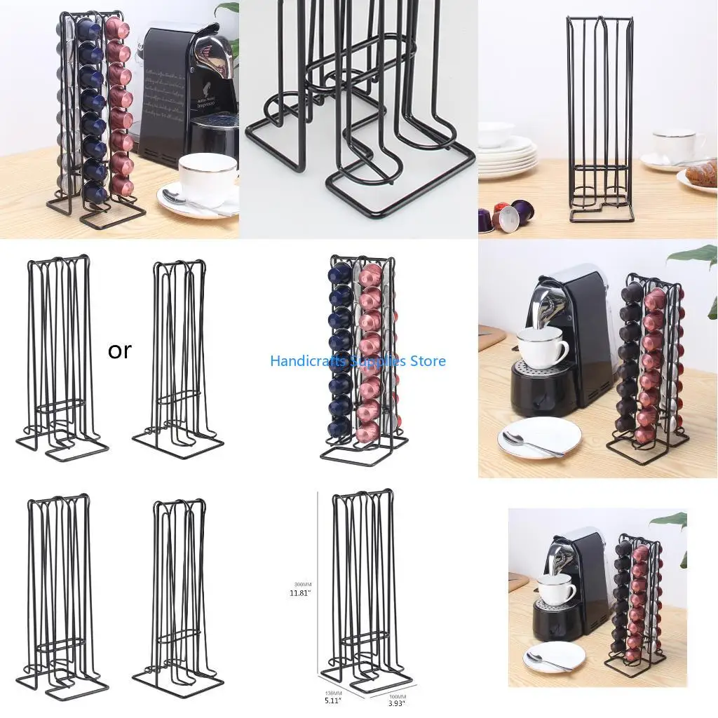 R1WA Deluxe Modern Coffee Capsule Holder Useful Espresso Dispenser Storage Rack