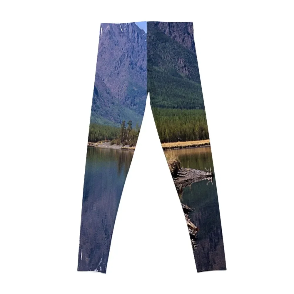 P-145 Mountain and Sea Leggings for fitness push up tights for legging push up Womens Leggings