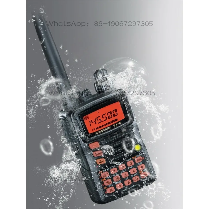 

Walkie-talkie VX-6R Dual-band High-power Waterproof Handheld Self-driving Tour