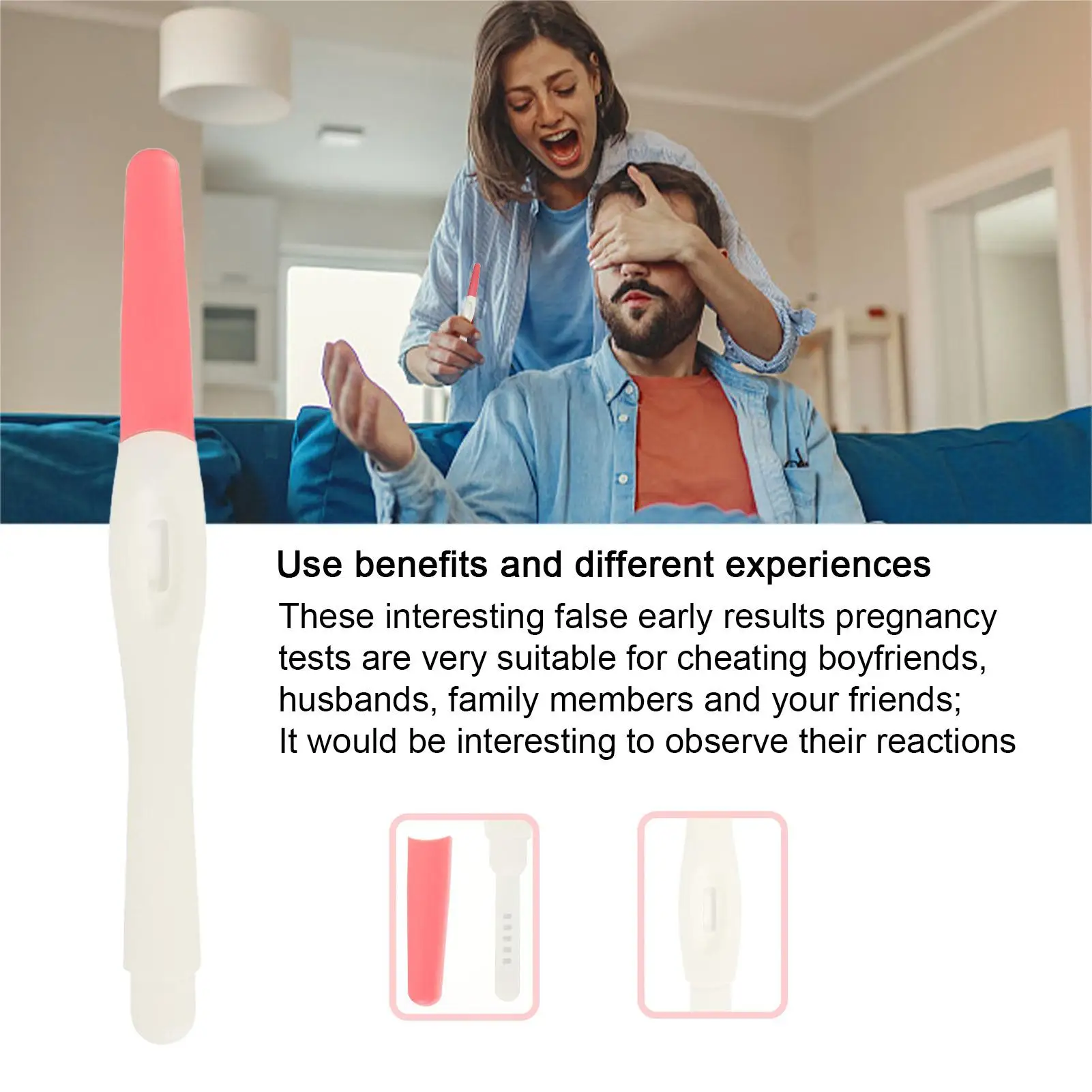 

April Fool's Day Funny Women Men Boyfriend Fake Pregnancy Test Practical Jokes Pregnancy Test Positive Pregnancy Test Trickys