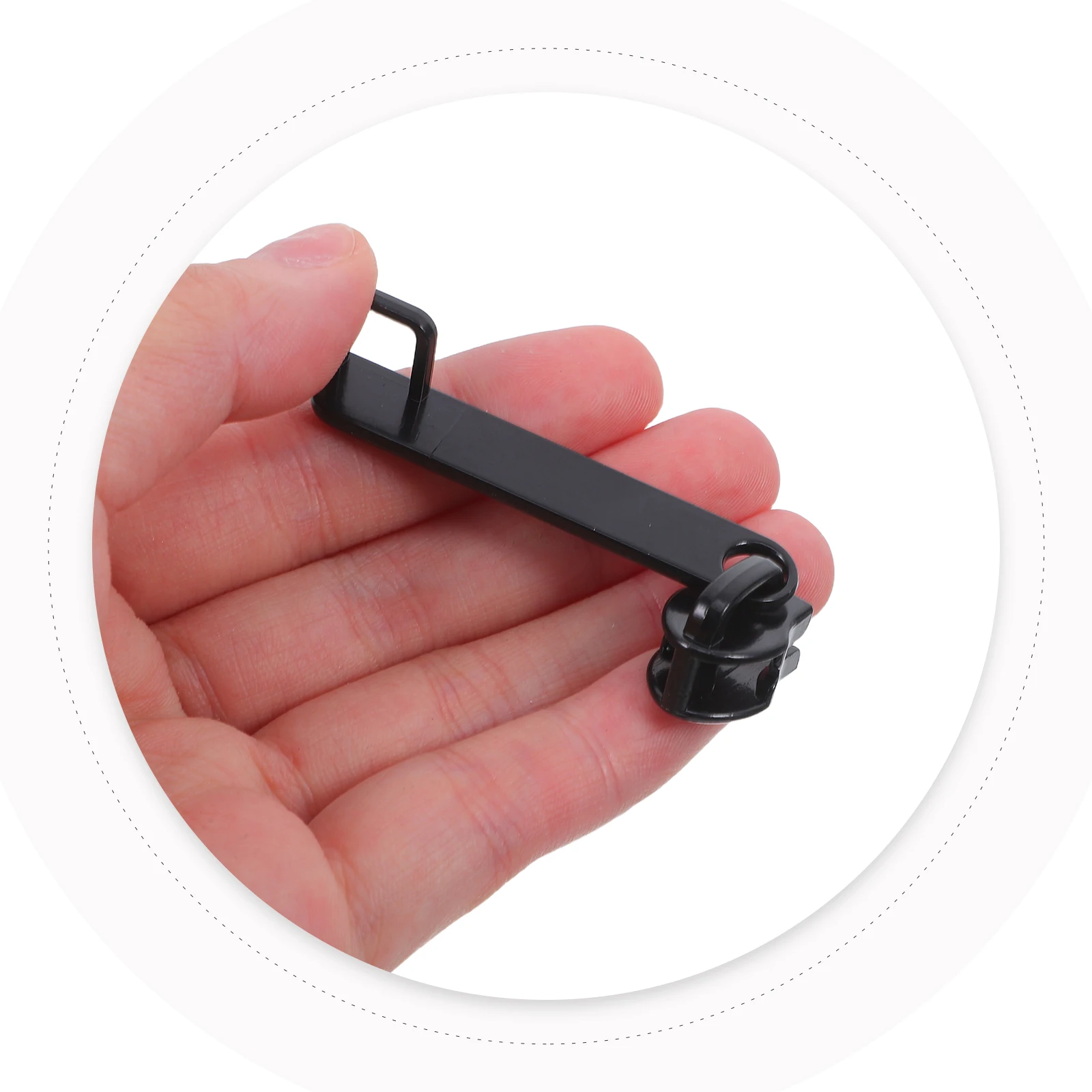 

6pcs Suitcase Slider Zipper Repair Puller Duty Fix Backpack Pulls Kit Metal Luggage Replacement Round Universal Parts Handle