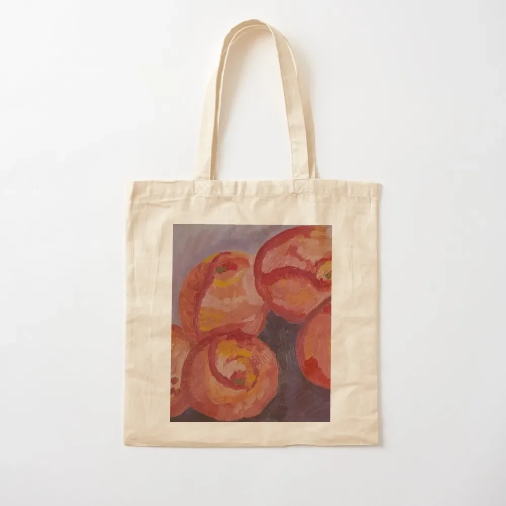 

Just Peachy Original Oil Painting Tote Bag shopping cart bags tote bags cloth bags Lady large size Tote Bag