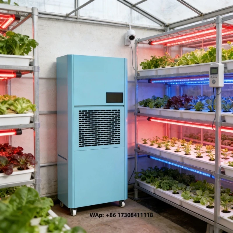 New Electric Industrial Dehumidifier for Greenhouse and Indoor Planting 198L Capacity 220V