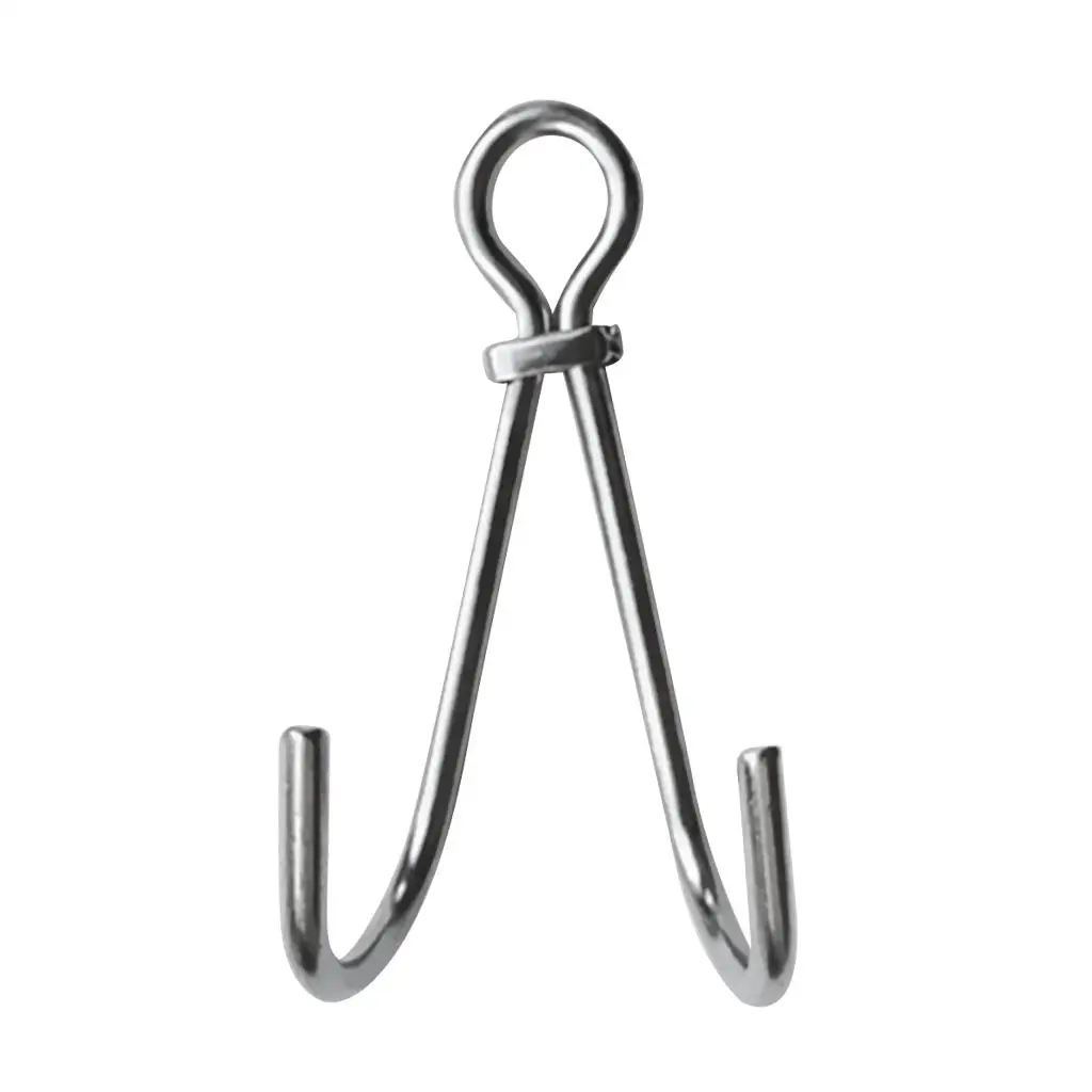 316 Stainless Steel Scuba Dive Current/Drift Diving Double Hook 13.5cm