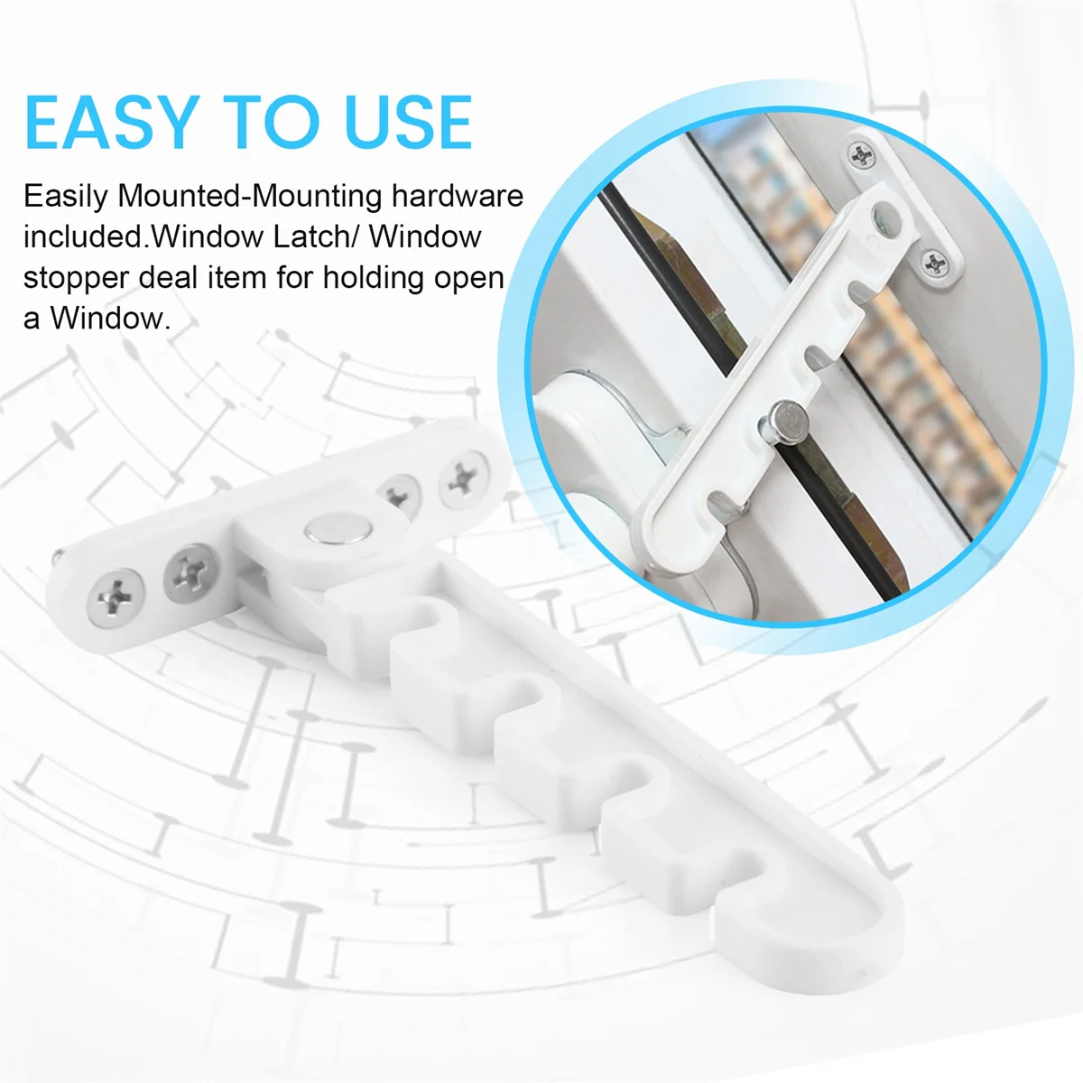 ใหม่หน้าต่าง Limiter ตําแหน่งสลัก Stopper Casement ลมรั้ง Home Security ประตู Windows SASH ล็อคเด็กความปลอดภัย