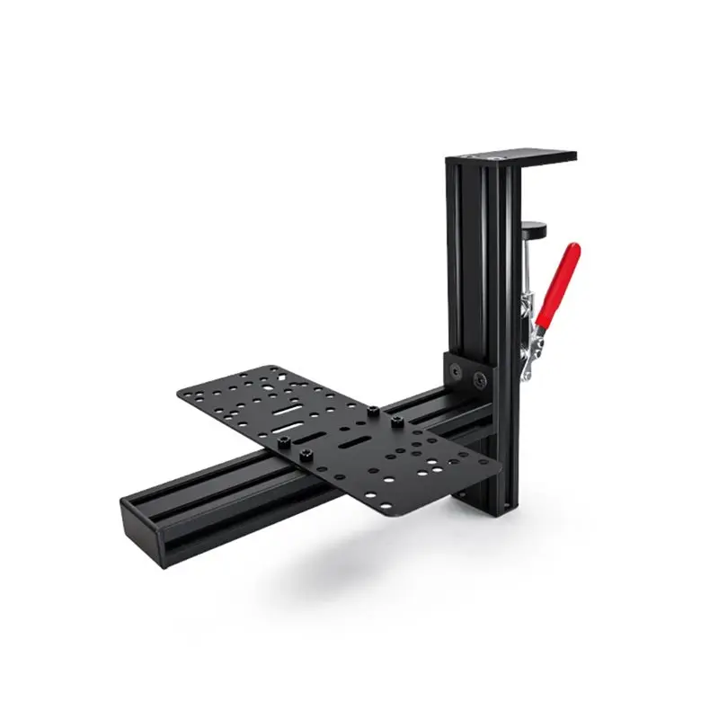 

【PUBLICITY】Racing Game Simulator Desk Mounted Clamp Universal Desk Mounted Quick Release Fixture W Adapter Board