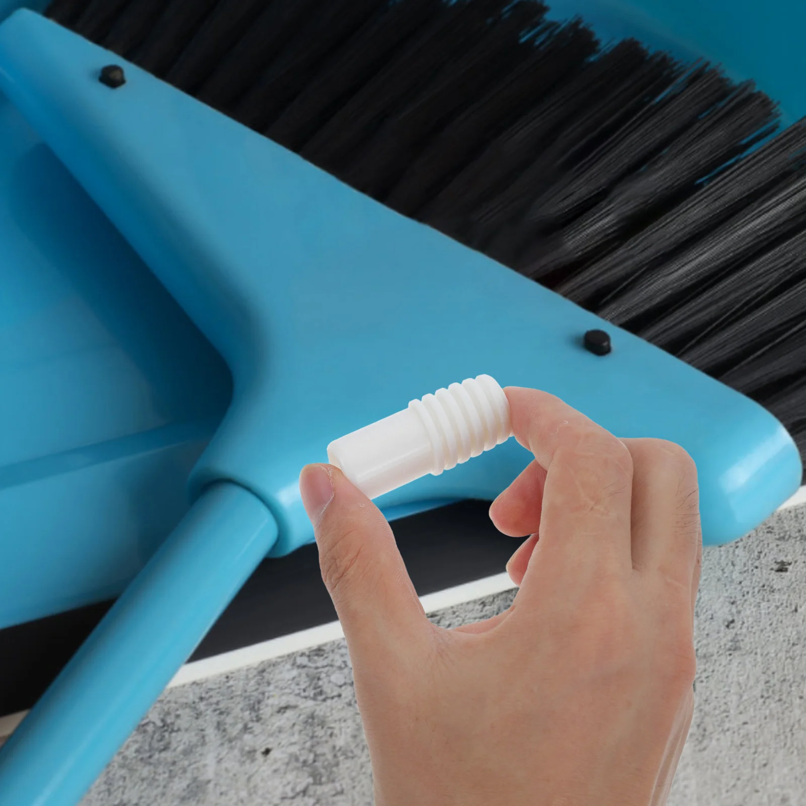 

20pcs Threaded Connector Plastic Mop Broom Handle Adapter Pole Connector Replacement Extension Compatible Durable Stable