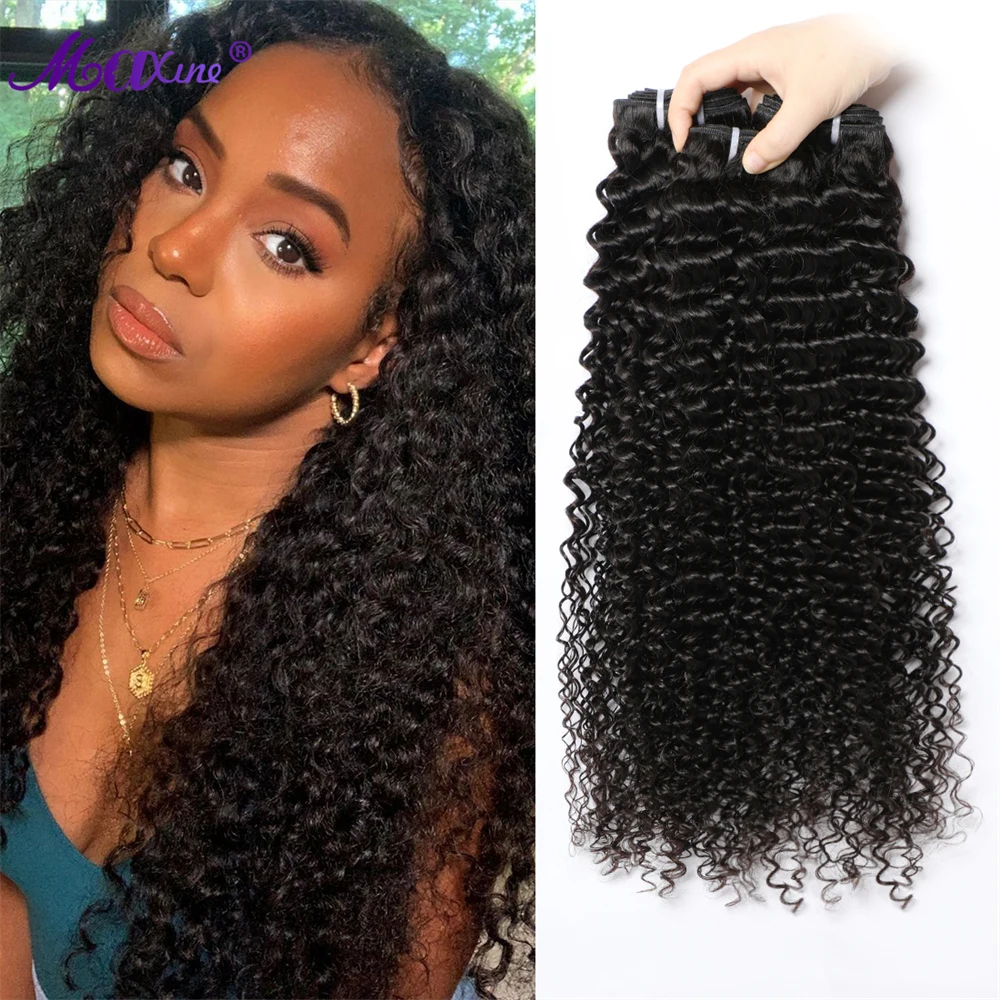 

Maxine Curly Human Hair Bundles for Black Women Deep Wave Hair Bundles 100% Human Hair Weft Tangle-Free Natural Hair Extensions