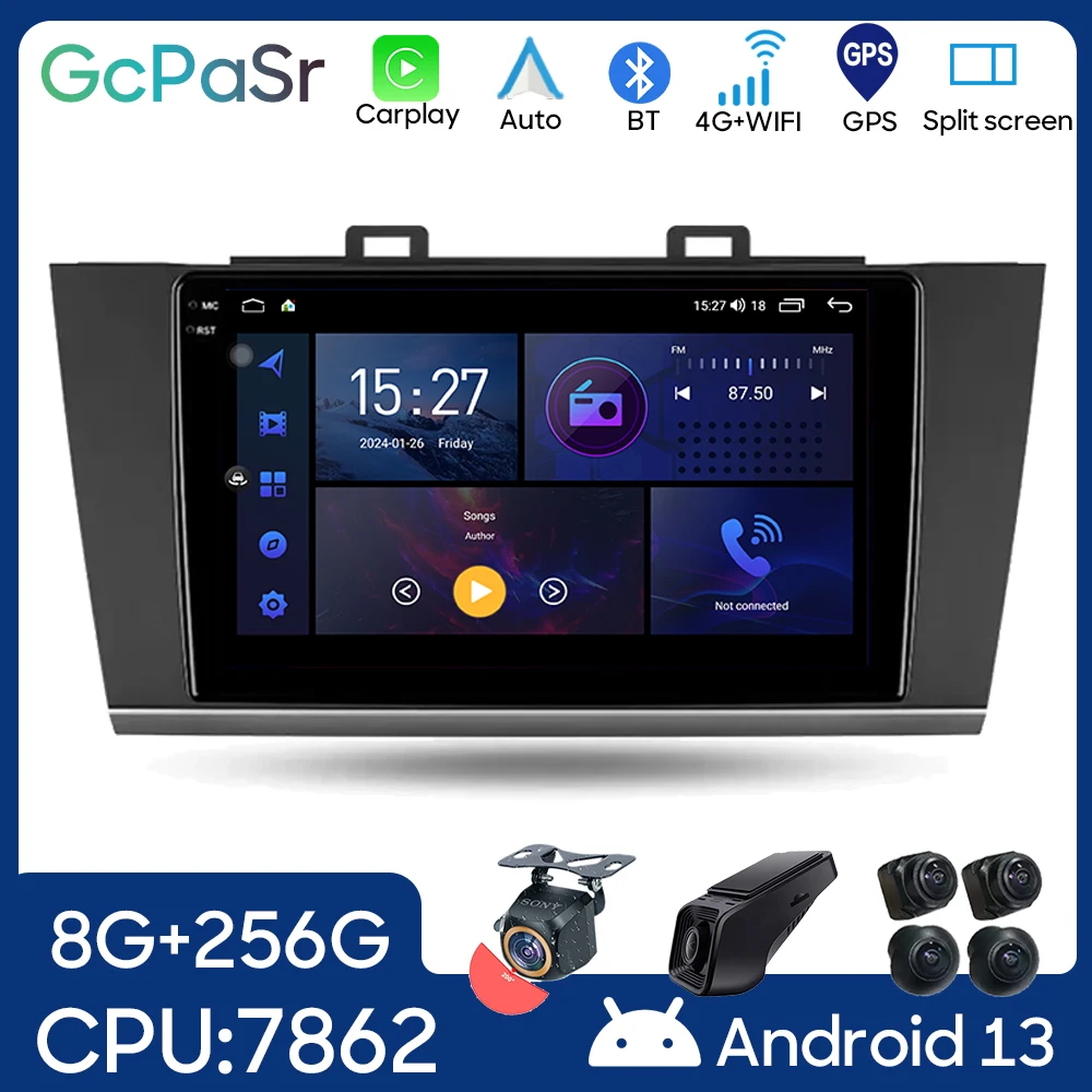 

For Subaru Outback 5 2014 - 2018 Legacy 6 2014 - 2017 Car Radio Android Auto Multimedia Video Player Navigation WIFI No 2din DVD
