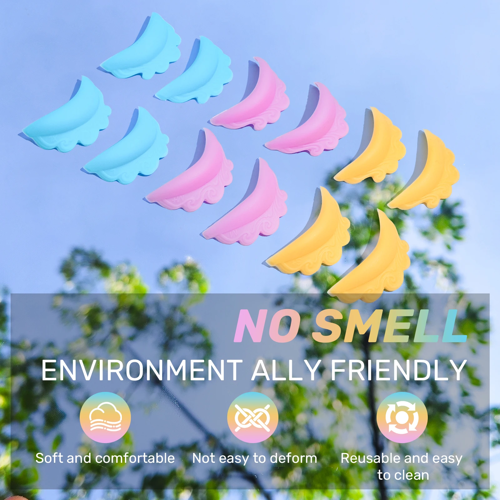 بيرمانيا 6 زوج رمش بيرم الوسادة لزجة جلدة قضيب درع رفع ثلاثية الأبعاد رمش لاش رفع الوسادة سهلة فتح العين تطبيق ماكياج أداة #6