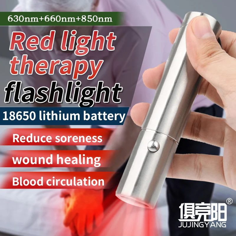 

Portable Multi-Functional Medical Infrared Light LED Therapy Flashlight