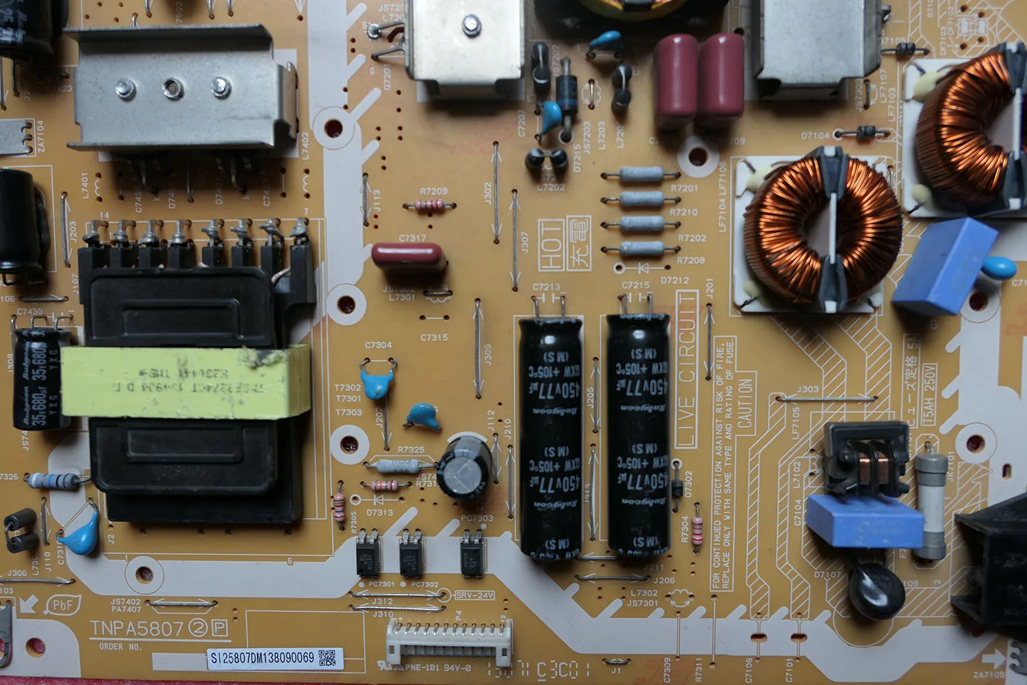 TH-L50B68C TH-L50E6C TNPA5807 1P/2P test ok circuit board motherboard