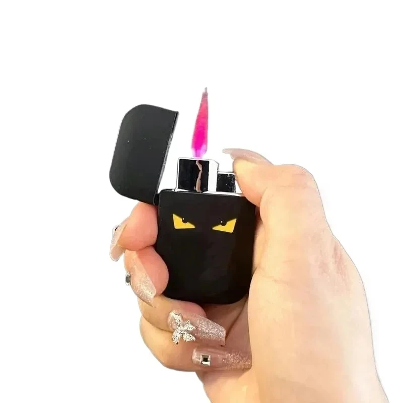 

Briquet Laguna Black SAFEyes, flamme rose, briquet au butane illable de tous les jours, spécial pour dames, accessoires pour fum