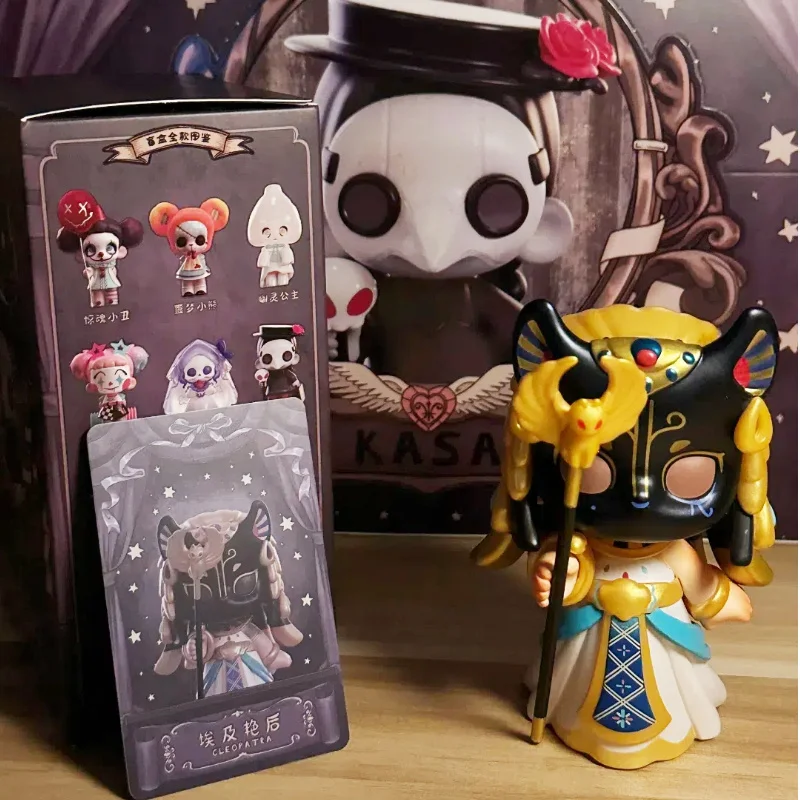Kasa Blind Box I'M Not A Villain-serie Gepersonaliseerde zwarte mysterieuze pop Verzamelbare desktop Decoratief ornament Vakantiegifs