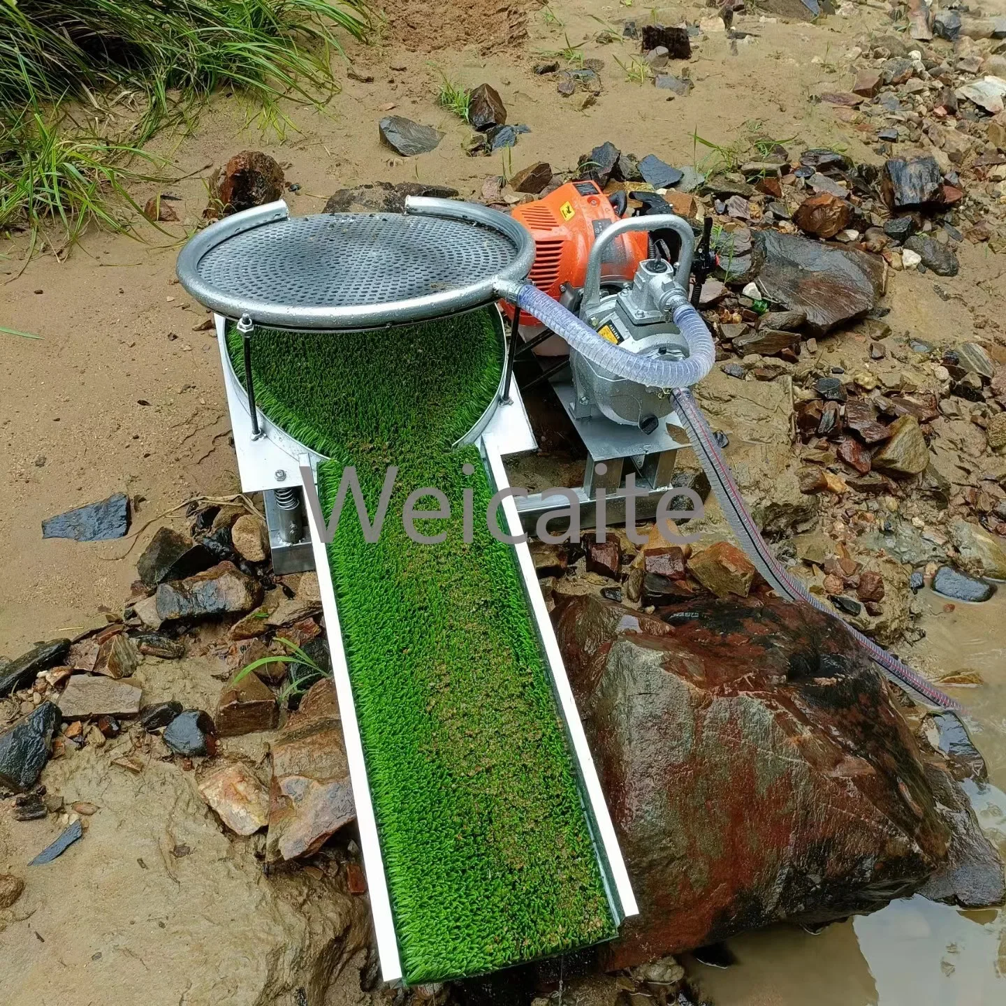 Small Portable Gold Mining Prospecting Machine Automatic Mini Washing Machine  Gold Panning Machine