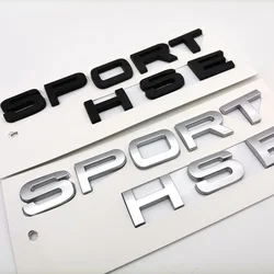 3D ABS Logo Sport HSE Emblem Letters Car Trunk Badge For Land Rover Range Rover L320 Discovery Sport HSE Sticker Accessories