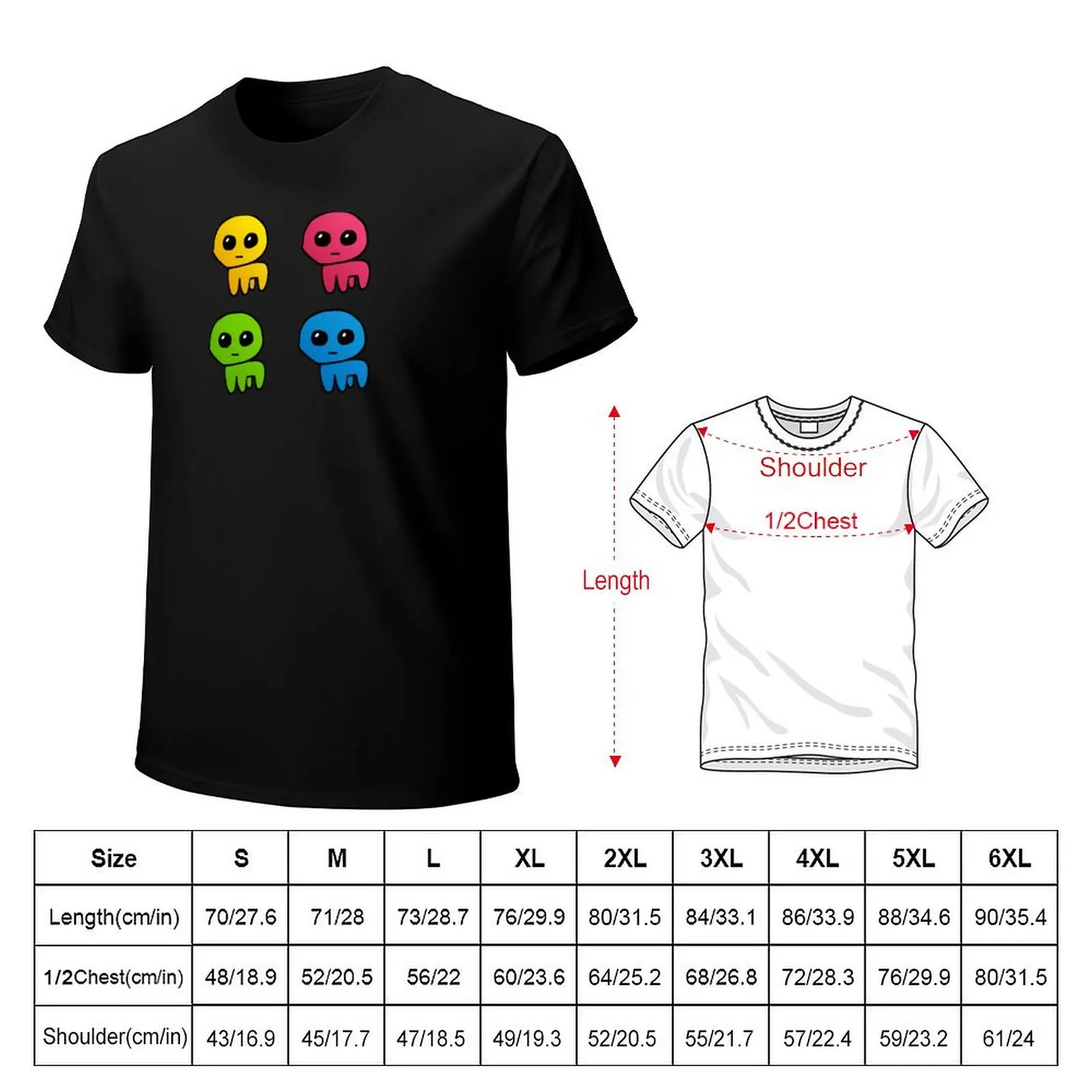 TBH Creature pack / Autism creatures Yippee T-Shirt Casual Loose Fit Summer Tee Shirt