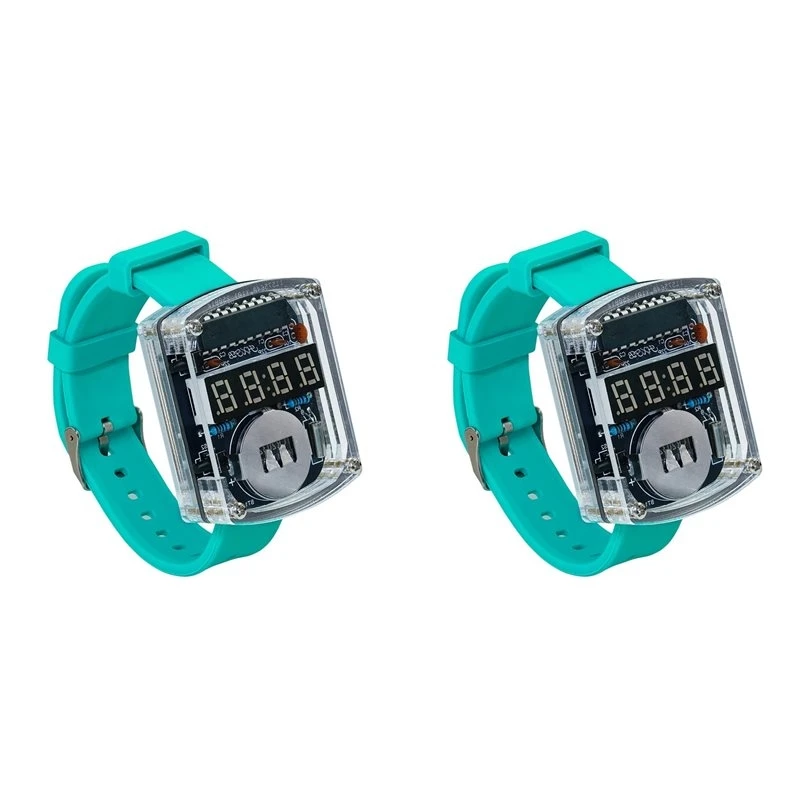 2X DIY Saat LED Saat Elektroni - Diy Electronics Watch incelemesi ve fiyatı