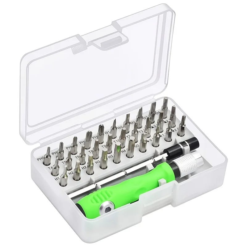 32 in 1 Precise Screwdriver Set Mini Magnetic Bits Kit Phone Laptop Mobile Maintenance Tool