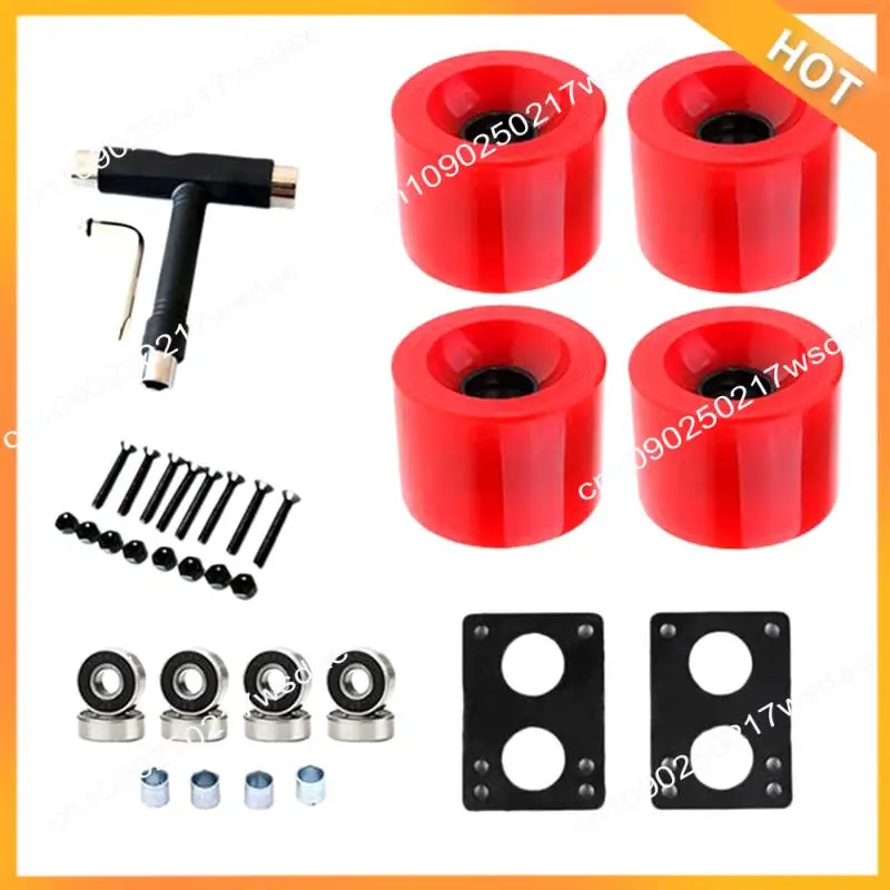 

X08A 80A Замена колес для скейтборда с подшипниками Лонгборд Колеса из искусственной кожи Круизер Колеса Замена уличного обновления