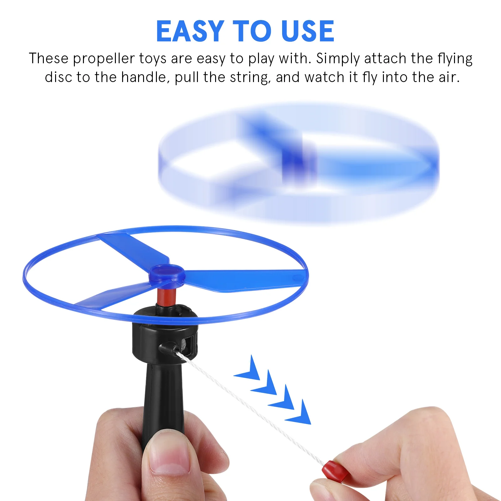 Mini Toys Plastic Cable Flying Saucer Ufo Disc Launcher Outdoor Chasing Game Vintage Children Saucers Kids Baby