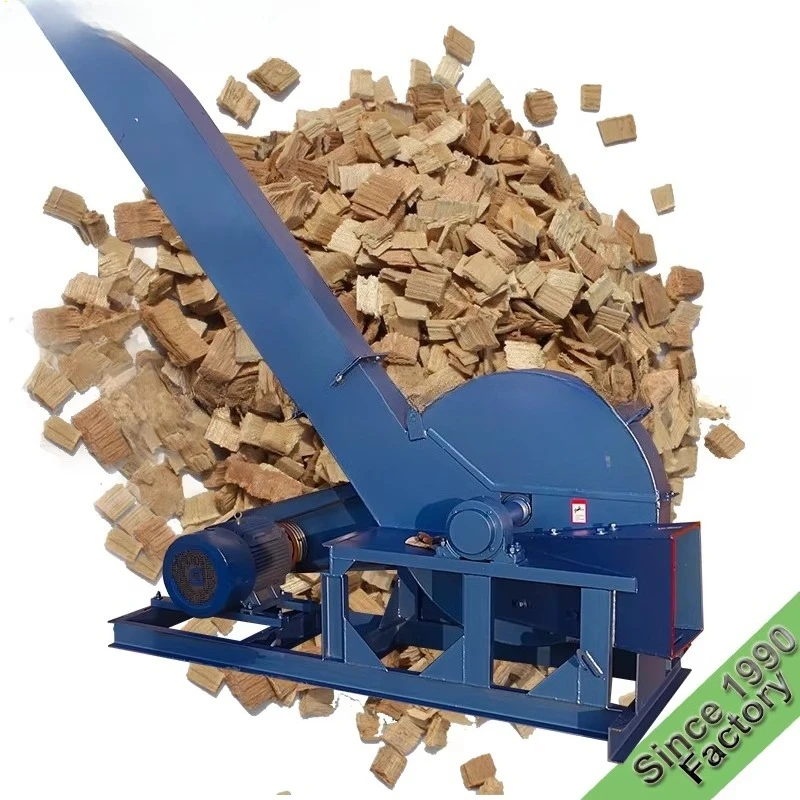 Weiwei High Quality 3 Point Hitch Pto Driven Tractor Wood Chipper Production Big Log Efficiency Cutting Bamboo Machine