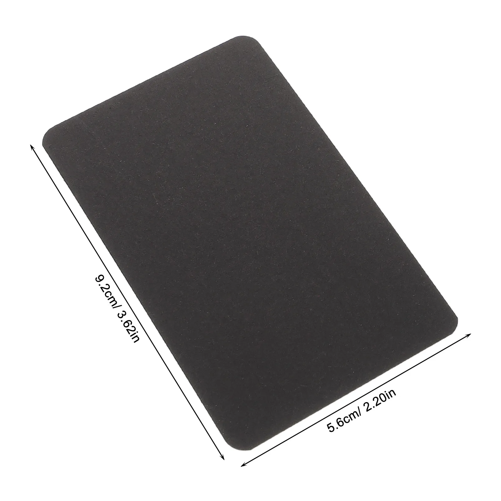 100Pcs Black Blank Note Cards Paper Sturdy Surface for DIY Messages Drawing Writing Playing Cards Craft Supplies Learning Fun