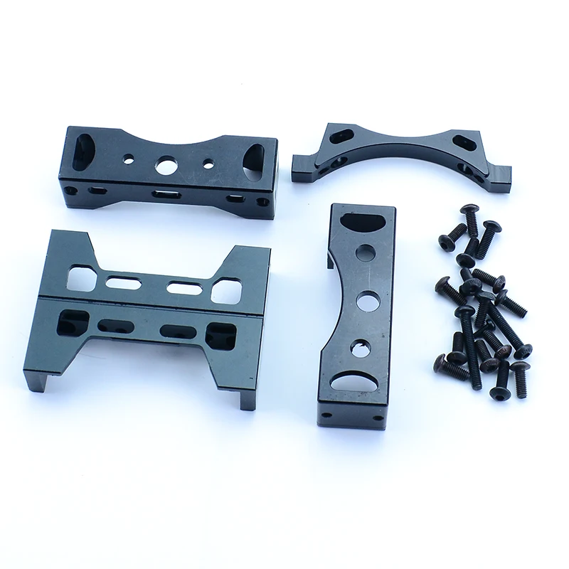 Metalen Voor-En Achterbalk Kit Frame Staartbalk Bumper Voor 1/14 Tamiya Rc Dump Truck Man 56325 56329 Tgx Tgs Lesu Auto-Accessoires