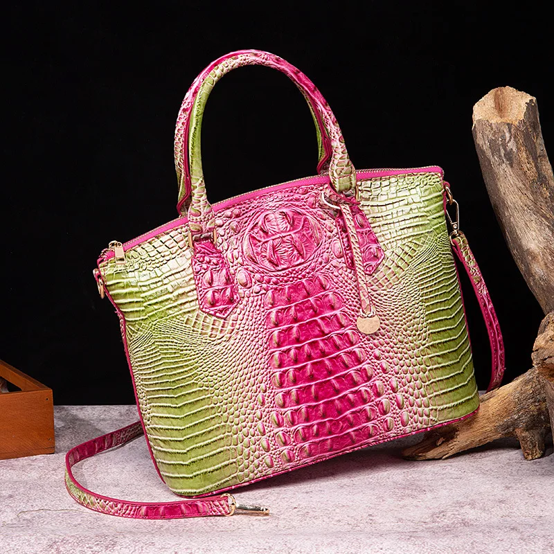 

High Quality Luxury Handbag Crocodile Pattern Shoulder Bag Large Capacity Messenger Bag For Women 2023