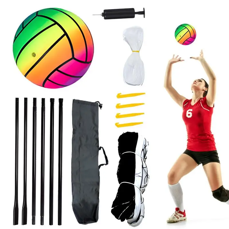 

Outdoor Volleyball Net Backyard Volleyball Net Badminton Net Rack Volleyball Nets With Portable Storage Bag