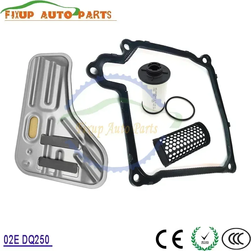 

DSG 02E DQ250 Automatic Transmission New Oil Filter Clutch Oil Pan Gearbox Oil Pad Gasket For VW Audi 02E305051C O2E 02E325429