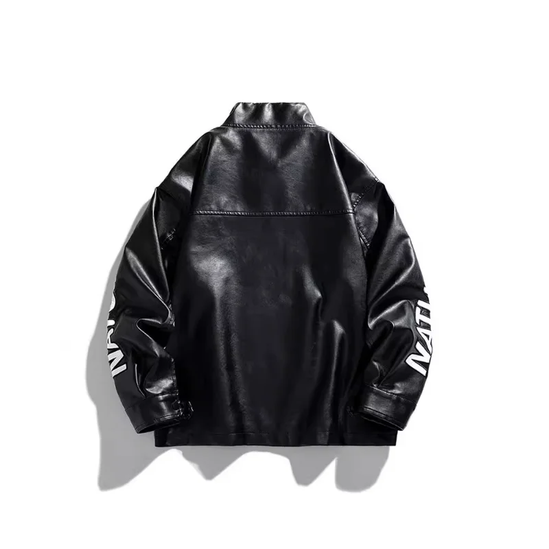 レザージャケット メンズ ストリート パイロット バイクスーツ トレンディブランド コットン トップ